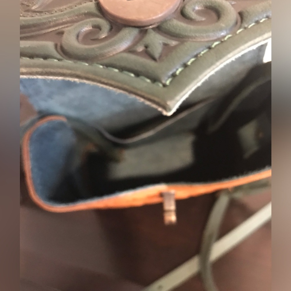 NEW! Embossed Leather Mini Backpack Brand New. - Picture 10 of 10